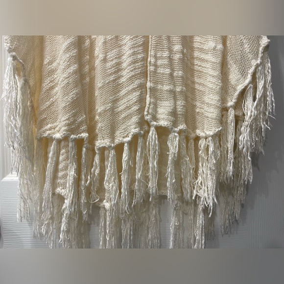 Free People Hooded Fringe Poncho XS/S - Picture 11 of 11